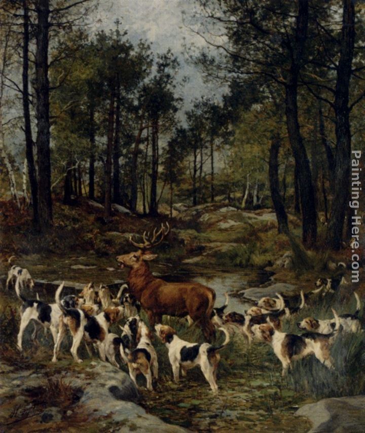 Charles Olivier De Penne The Deer Hunt